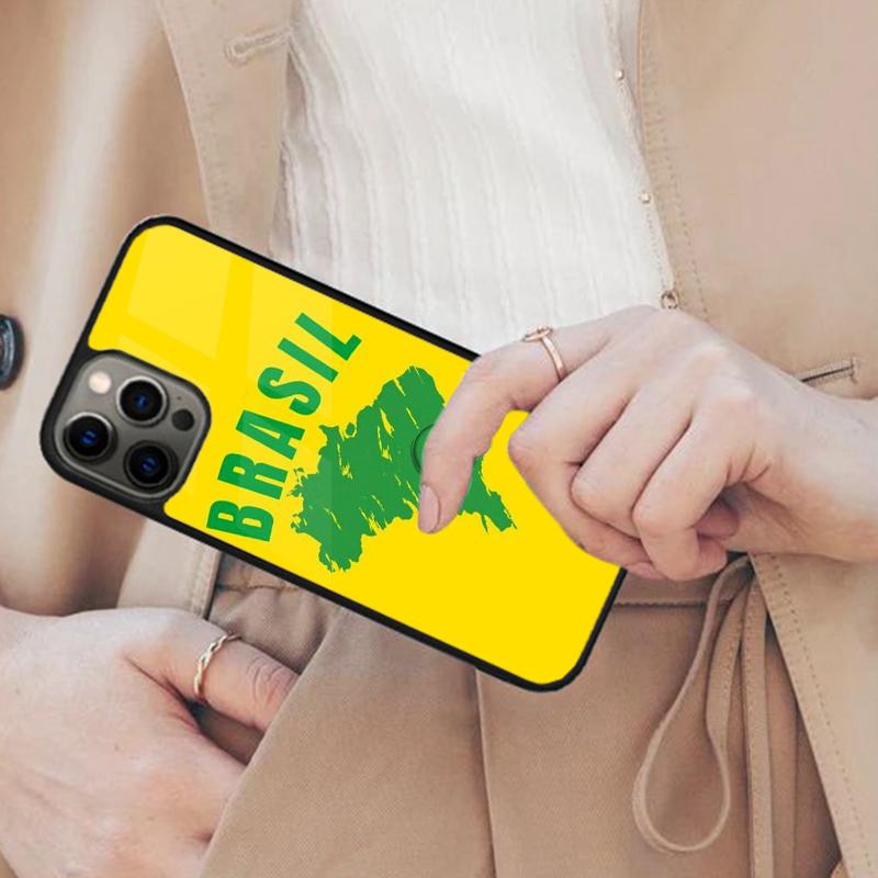 Brazil Brazilian Football Magnetic Phone Case For APPLE iPhone 17 Air 16 14 13 12 Pro Max 15 Plus Wireless Charge MagSafe Cover