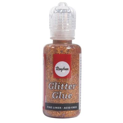 Metallic Glitter Glue, 20 Ml Bottle, Shiny Copper