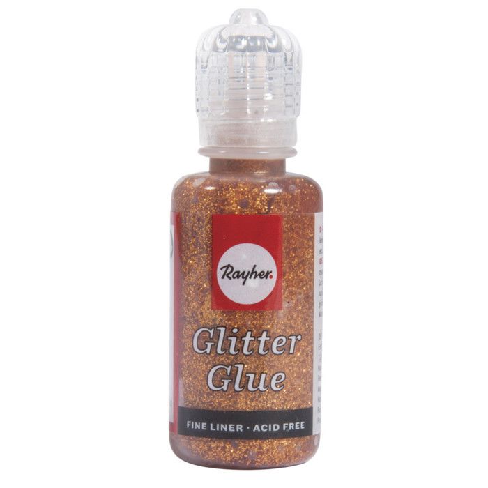 Colle pailletée métallique Cuivre brillant 20 ml