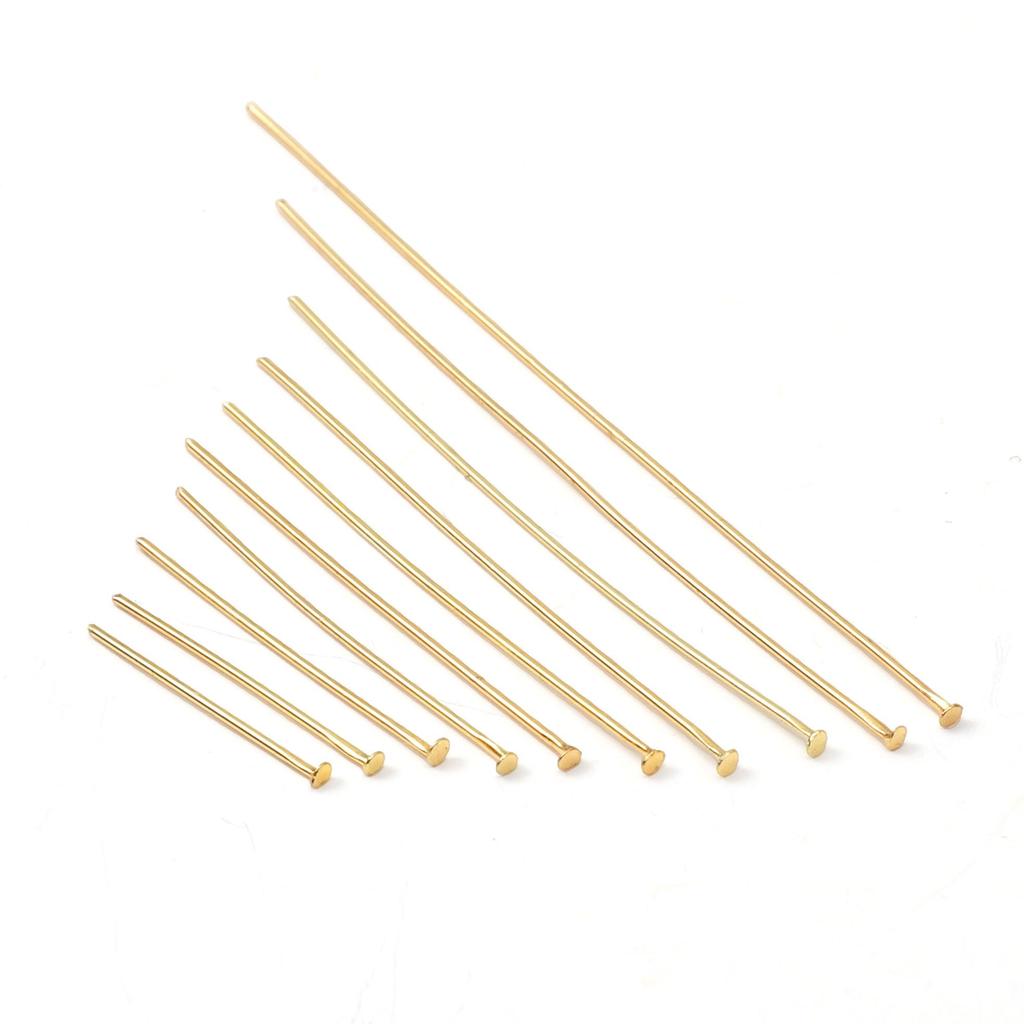 50/100Pcs Stainless Steel T-Shape Needle Charm Accessories For DIY Necklace Bracelet Jewelry Making