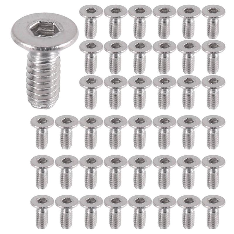 100pcs 304HC Edelstahl Sechskant Gesengt Flach Bolzen Schrauben M2x5mm L9N1)
