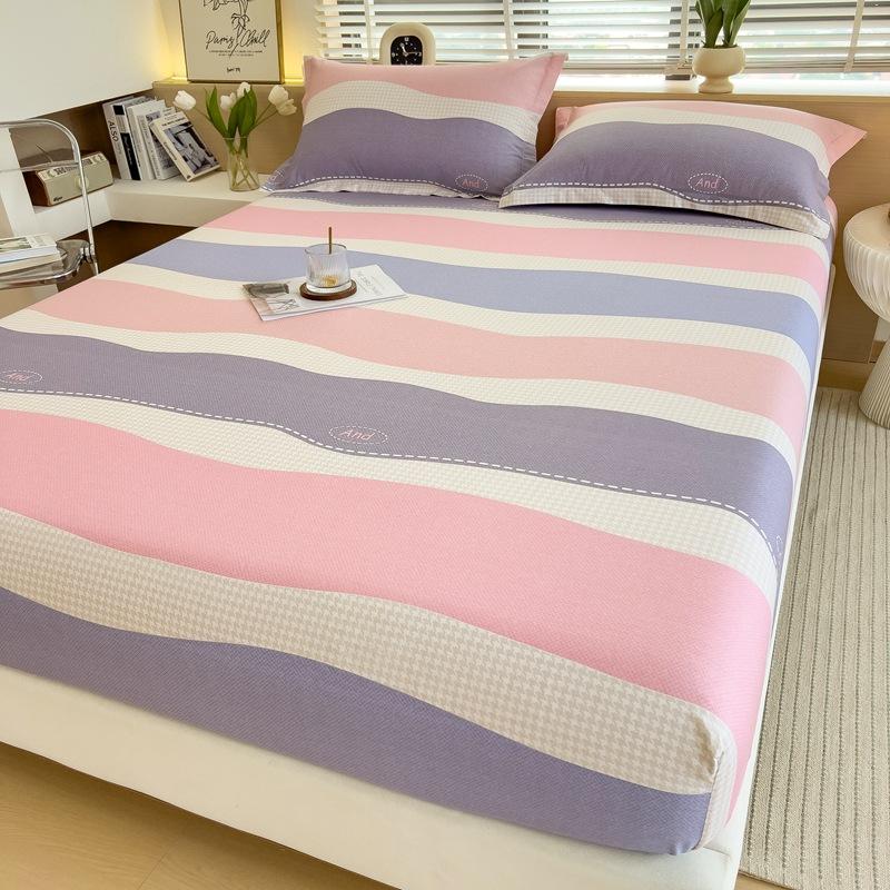 Cotton Printed Mattress, Simmons Mattress Protective Cover, Pure Cotton Lazy Bedspread Pillowcase