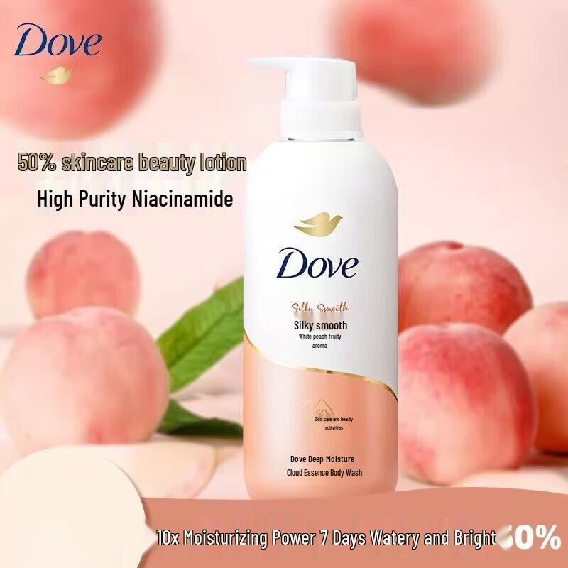 Dove Nourishing & Moisturizing White Peach Shower Gel