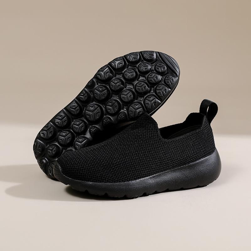 

Мужские кроссовки слипоны из воздухопроницаемой сетки, легкие, повседневные, для прогулок на открытом воздухе, с амортизацией, на заказ, для зимы, весны, осени 41 чёрный