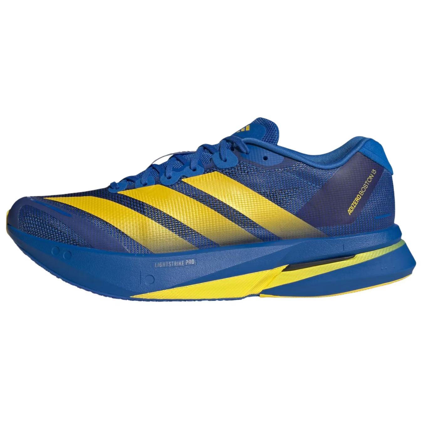 

adidas Adizero Boston 13 Blue Yellow Core Black Men Sneakers KK4238 46
