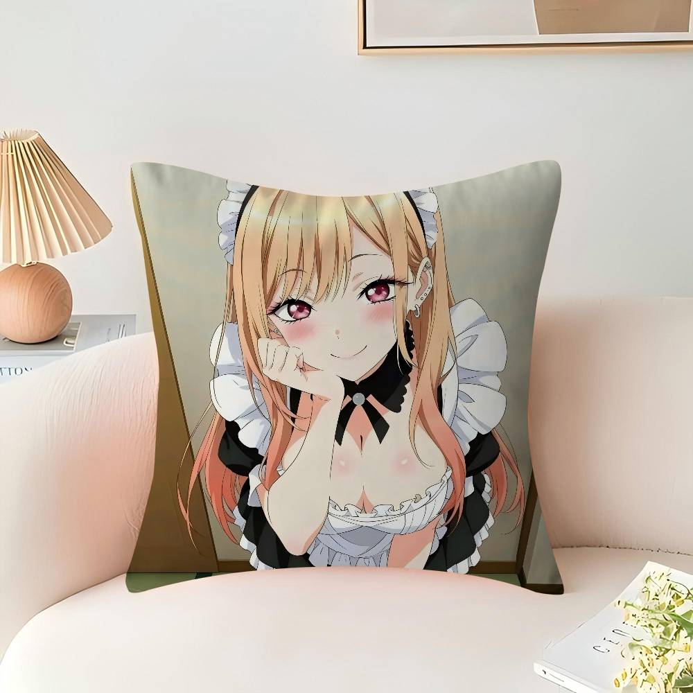 

Марин Китагава Наволочка Подушка Обивка Диванная Подушка Домашний Декор Наволочка 12x12in 30x30cm