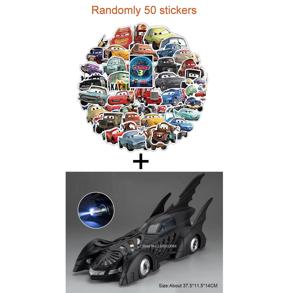 1:18 Alloy Batmobile 1995 Cars Diecast Toys Models with Spray Miniature Vehicles Doors Opened Light Music Car Boys Perfect Gifts