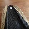 Men's Winter Simple Windbreaker Cotton Jacket Medium Length Lapel Trench Coat Causal Button Up Top