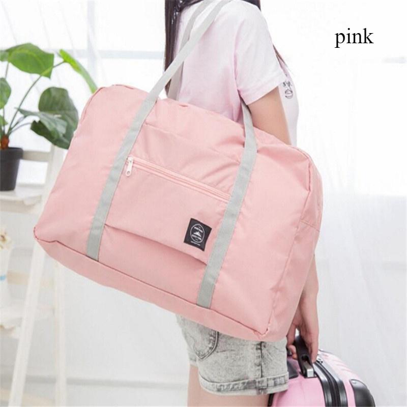 

Водонепроницаемые сумки для хранения багажа, дорожная сумка, большая дорожная сумка, сумка-органайзер розовый