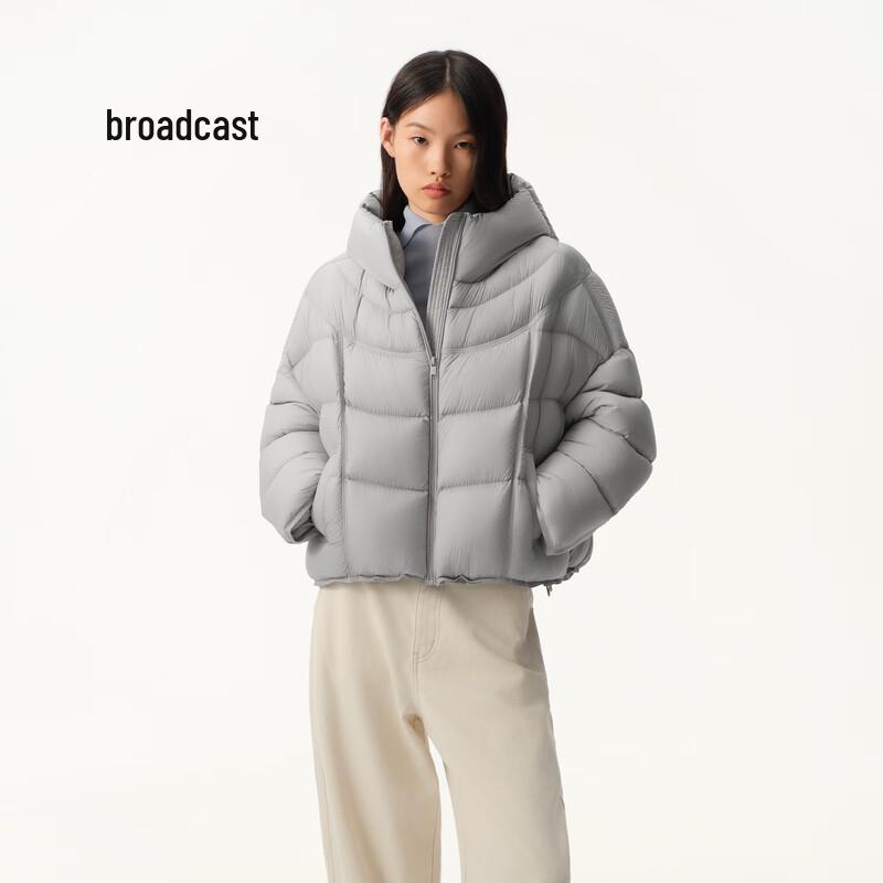 Broadcast Women's Hooded Short Goose Down Jacket
