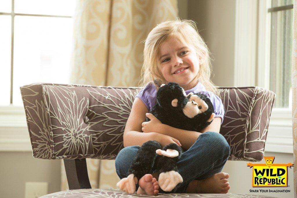 Wild Republic Hanging Chimpanzee and Child Plush W20 x D12 x 15265 Toy, H51cm,