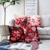 4pcs Happy Mother's Day Decorative Pillowcase Set, 18x18 Inch Floral Cushion Covers for Sweet Home Decor, Gift for Mom, for Porch Patio Sofa