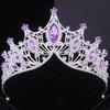 Baroque Crystal Tiaras and Crowns Headband for Women Party Bridal Wedding Hair Accessories Jewelry Crown Tiara Headband Gift