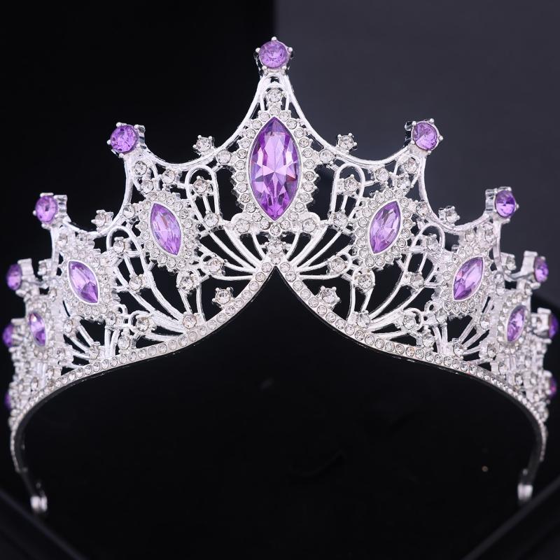 Baroque Crystal Tiaras and Crowns Headband for Women Party Bridal Wedding Hair Accessories Jewelry Crown Tiara Headband Gift