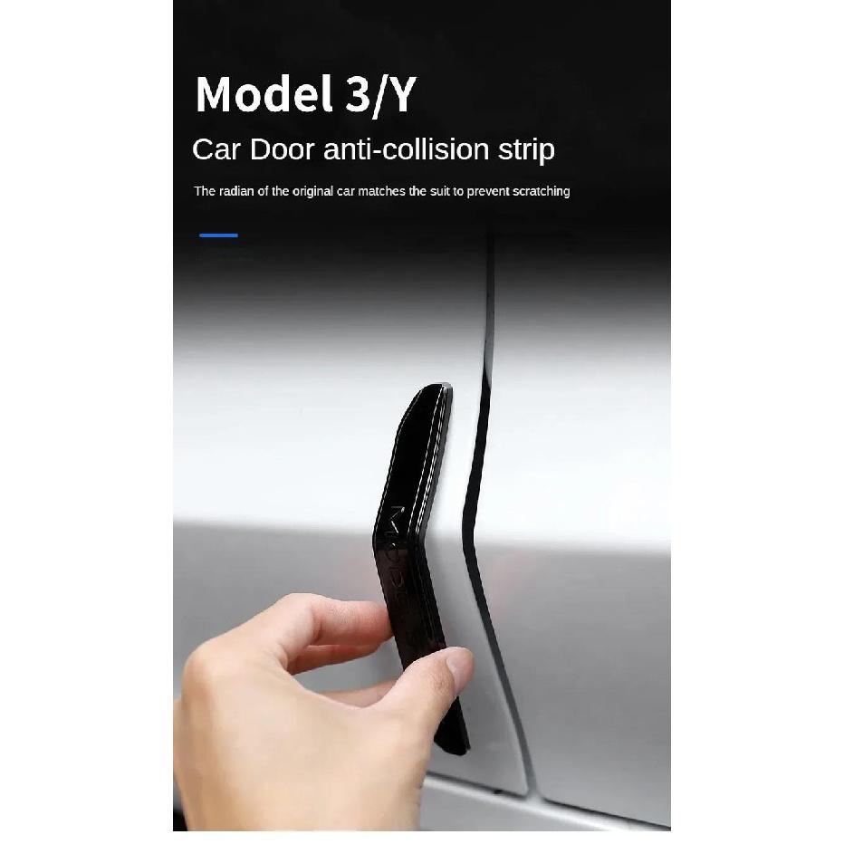 For Tesla Model Y Juniper 2025 Door Protector Strip Anti-Collision Model 3 Door Side Edge Protection Sticker Guard Accessories Interior Mirrors 6