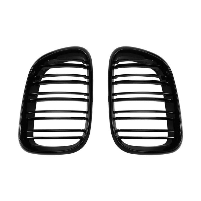 Front Hood Grille Mesh Grille Kidney Grille For BMW X5 E53 1999-2003 Car Replacement Parts