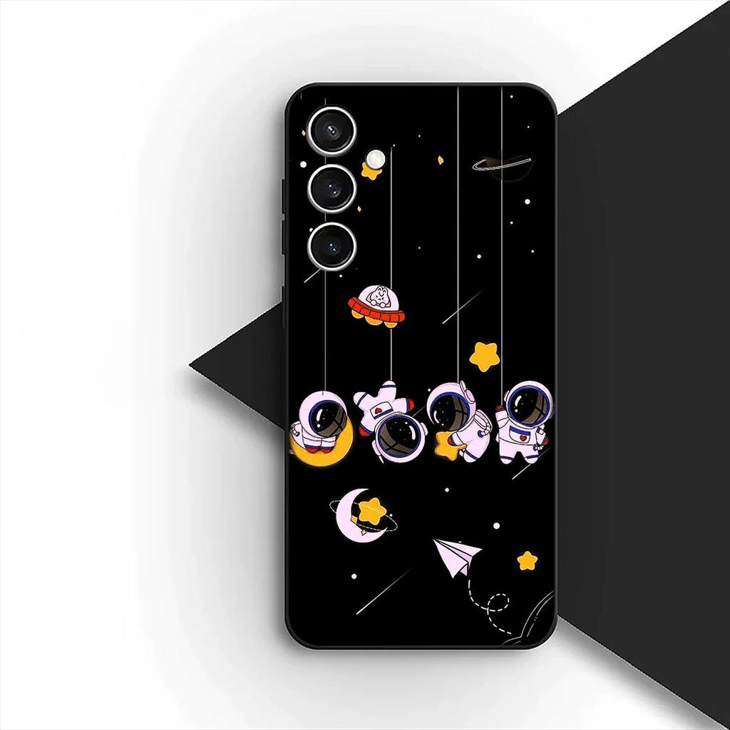 Universe Galaxy Astronaut SKY Cover for Samsung Galaxy S10 Lite S8 S9 Plus A33 A34 A31 70 A71 A72 Note 20 9 8 Coque Phone Case