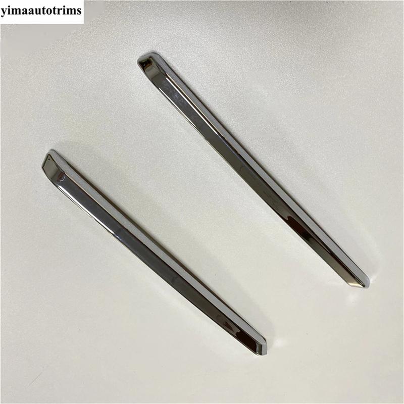 Car Front Hood Grille Grills Strip Decoration Cover Trims Fit For Mazda 3 2017 2018 ABS Chrome Accessories Exterior Refit Kit