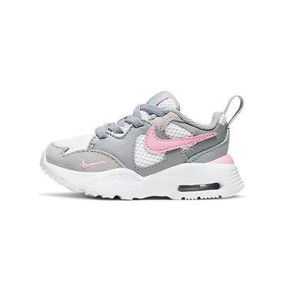 Air Max Fusion Low Top Laufschuhe Babysneakers Weiß Grau Rosa CJ3826-003