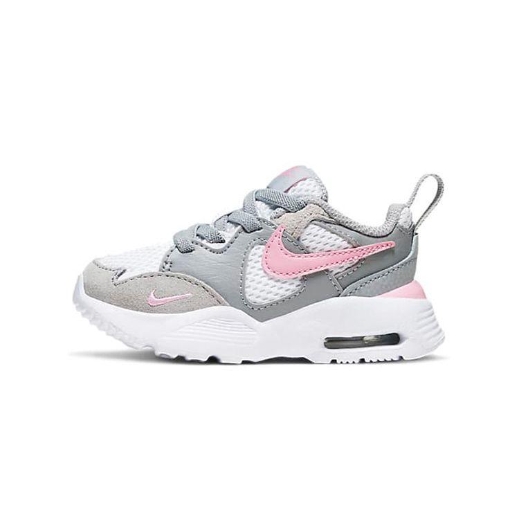 Nike Air Max Fusion Low Top Running Shoes Baby Sneakers White Gray Pink CJ3826-003