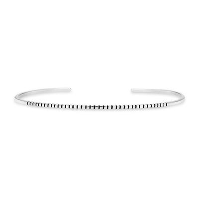 Silver925 Infinite Brick Bangle Bracelet