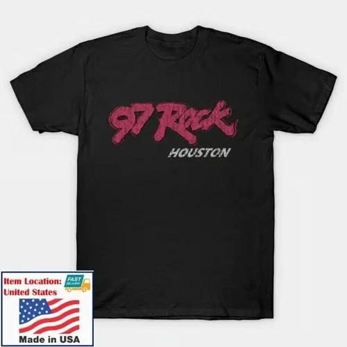Rare Vintage 1986 s 97 Rock Houston Radio Station T-Shirt XL