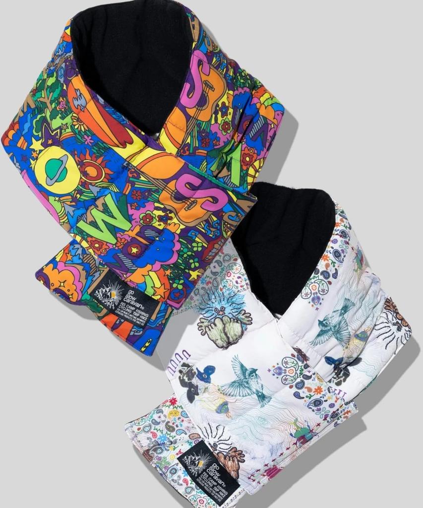 [go slow caravan] 355605 All-over Pattern Quilted Scarf All-over Pattern 1 Free