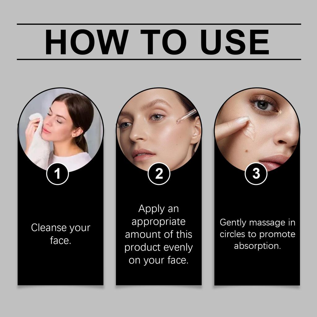 OUHOE Moisturizing Essence Facial Essence Moisturizing and Hydrating To Improve Skin Texture, Fade Fine Lines and Soften the Skin