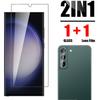 6-in-1 Glass For Samsung Galaxy S24 Ultra HD Anti-Scratch Tempered Glass Screen Protector Camera Lens S24 Plus Phone Front Film