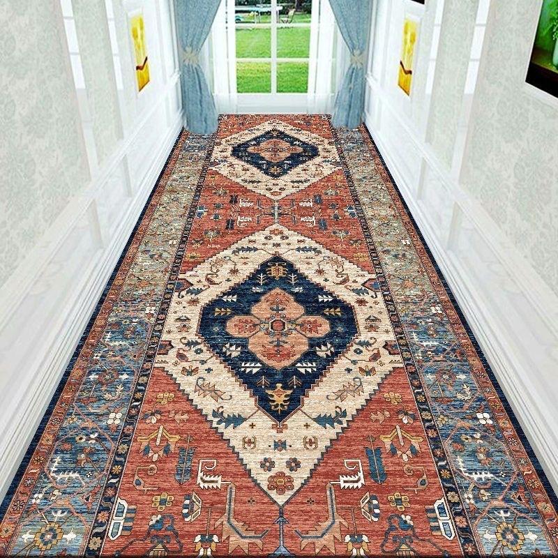 European Style Hallway Carpet Entrance Door Mat Balcony Entrance Mat Hotel Living Room Bedroom Anti Slip Mat