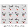 Custom Page Mark Autumn Stickers Thank You Diy X112