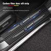 Volvo Car Doors Threshold Strip Anti Stepping Leather Protective Stickers For Volvo Xc60 Xc90 V40 V60 S60 V50 V90 S80 C40 XC40