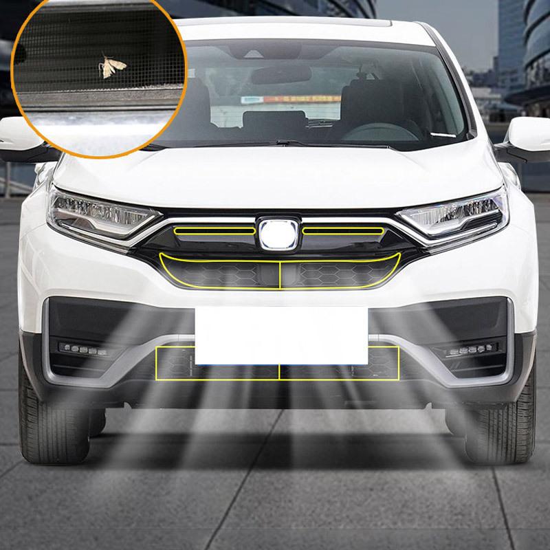 Anti-Dust Car Front Grill Insect Nets Protect Screen Mesh Covers Stainless Steel Decoration Accessories For Honda CRV C-RV 2021