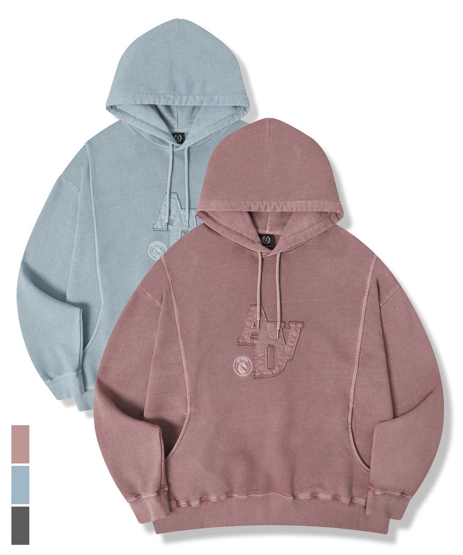 Urban Dress Avd Pigment Hoody - 3Col Blue/M