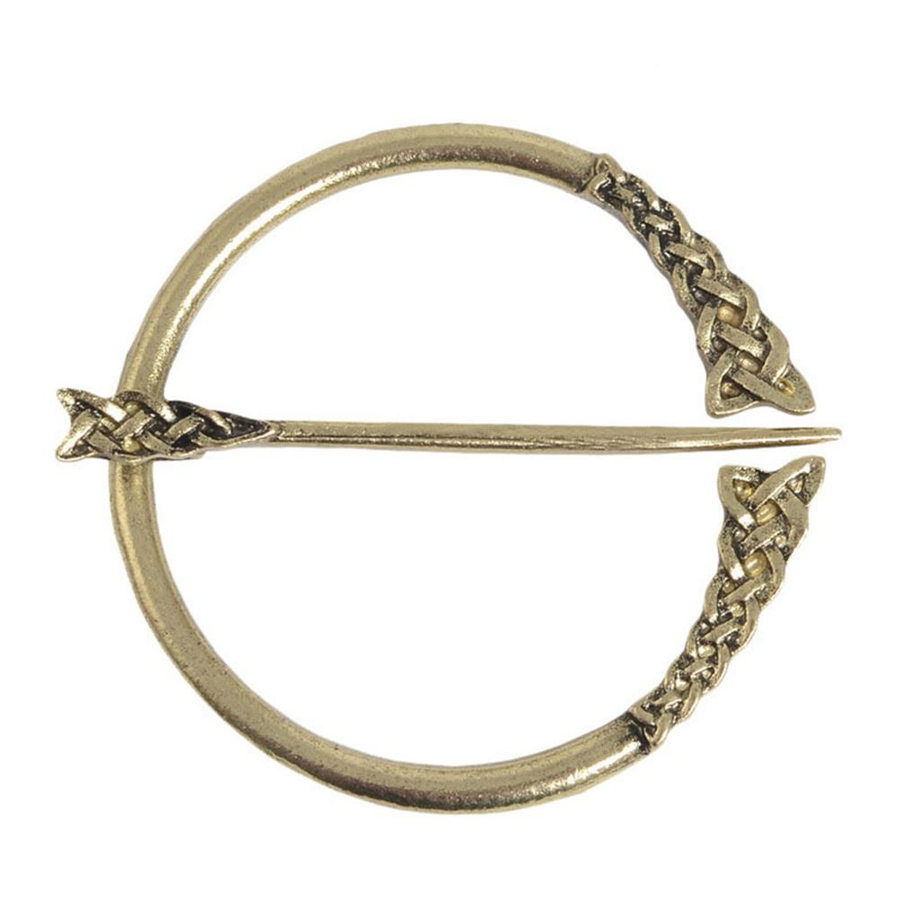 Nordic Style Metal Simple Brooch Suit Scarf Clip Brooch Pin Fashion Jewelry for Coats Jackets Sweaters Suit