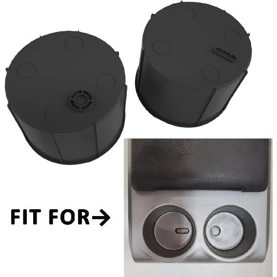Rear Of Center Console Cup Holder For Ford F150 2009-2014 With Flow Through Console Cup Holder Replacement Ert For F150 TPE Drink Bottle Holder 2PCS