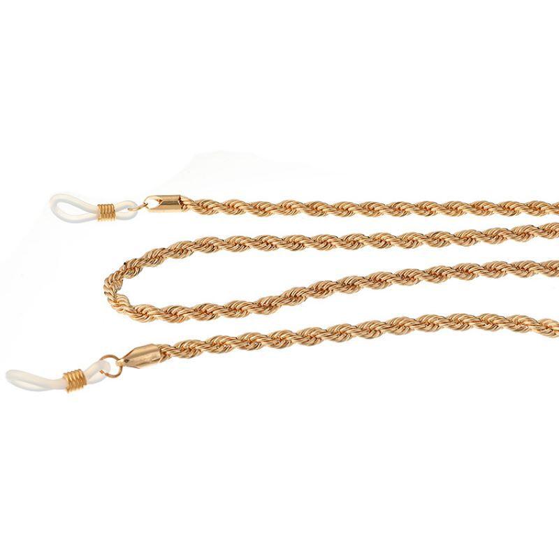 Kovové řetízky na brýle Goth Ženy Držák na brýle Náhrdelník Brýle na čtení Snake Link Lanyard Tassel Příslušenství k brýlím