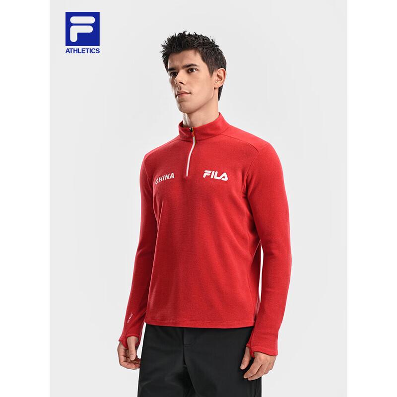 FILA Men s Fleece Knit Long Sleeve T-Shirt M
