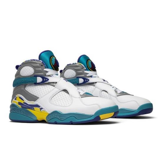 

Air Jordan Wmns Air Jordan 8 Retro Білий Аква CI1236-100 EU 39 білий