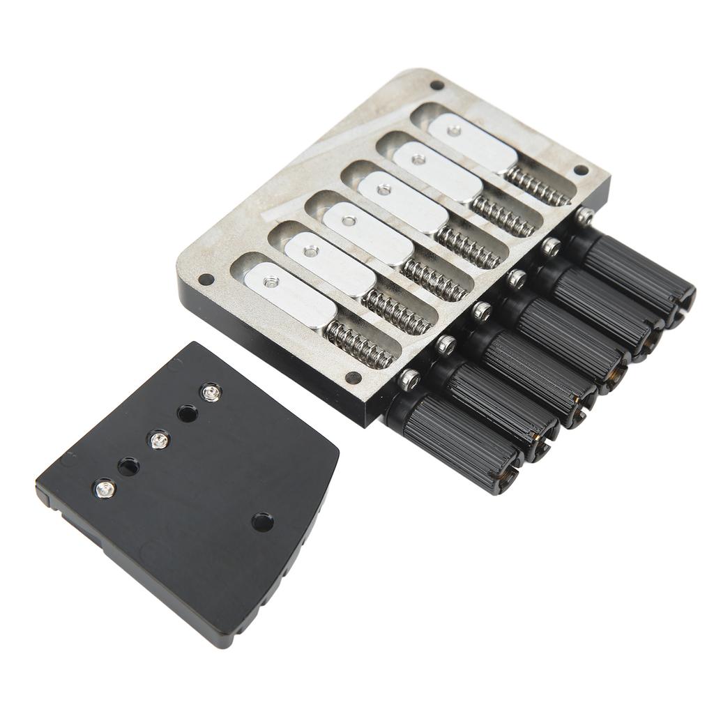 6 String Headless Guitar Bridge Retro Style Metal High Hardness Headless Guitar Replacement Bridge