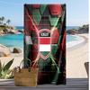 Węgry Piłka Nożna Nadruk Ręcznik Plażowy Szybkoschnący Super Chłonny Miękki Ręcznik Kąpielowy do Pływania Plaży Podróży Pamiątka Prezent