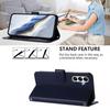 Para Samsung Galaxy A25 5G (Global) (161,0 x 76,5 x 8,3 mm) Funda de Cuero Billetera Soporte Cubierta para Teléfono con Correa de Muñeca