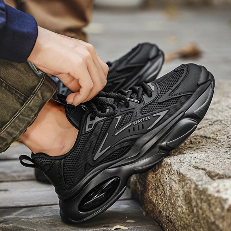 Fashion Men's Height-increasing Platform Shoes New Breathable Versatile Casual Sneakers Comfortable Wear-resistant Running Shoes