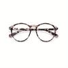 Fashionable Minimalist Retro Korean Version Ultra Light Student No Makeup Black Big Round Frame Glasses Female