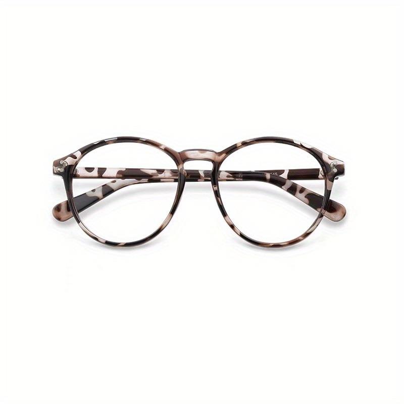Fashionable Minimalist Retro Korean Version Ultra Light Student No Makeup Black Big Round Frame Glasses Female