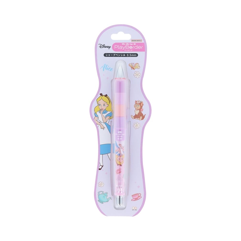 Stationery Disney Play Border Mechanical Alice in S4484339 Sun-Star Dr.Grip Pencil, Wonderland,