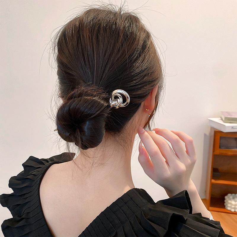 Fashion Women Simulated Pearl Hairpins Metal Barrette Clip Wedding Bridal Tiara Hair Accessories Wedding Hairstyle Design Tools