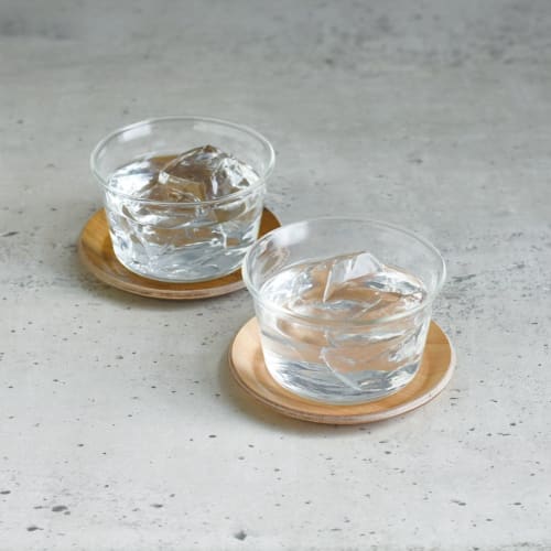 KINTO CAST Coaster, 100mm, Teak Wood, 23090