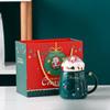 Creative Christmas Cup High Precision Ceramic Cup Mug Cartoon Water Cup Coffee Cup Gift Box Set
