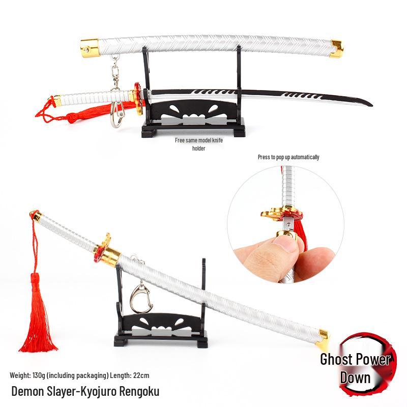 Demon Slayer Wind Pillar Nichirin Blade: Sanemi Shinazugawa & Spring-Loaded Alloy Model Zenitsu Agatsuma/Shinobu Kocho.